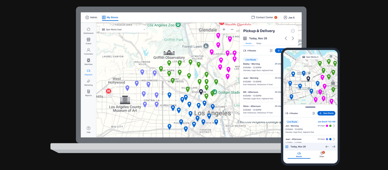 Dispatch App — Joe Sioufi