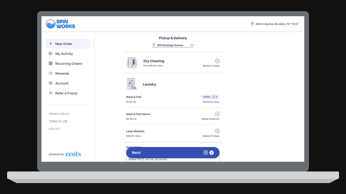 Online Ordering — Joe Sioufi